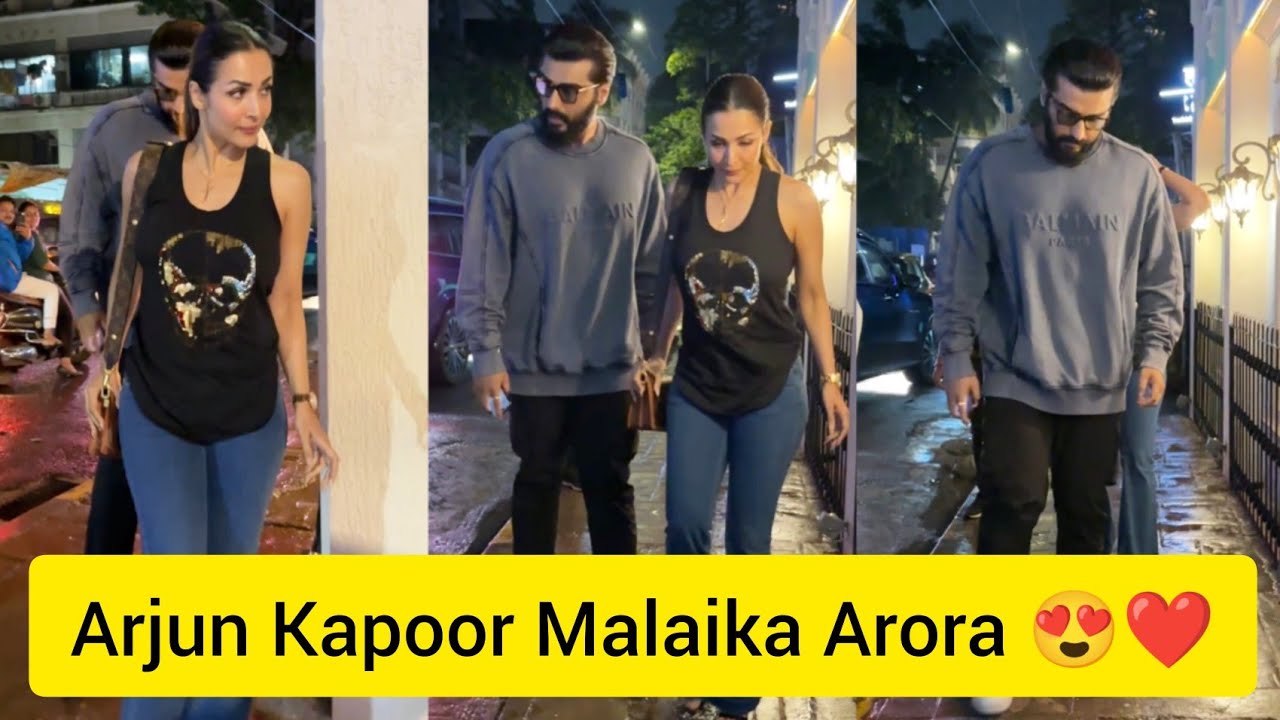 Love bird Arjun Kapoor With Malaika Arora Clicked At Mumbai Today ❤️😍😍