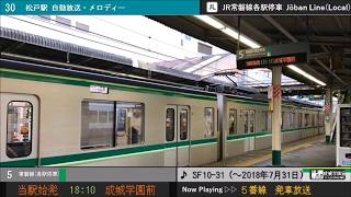 松戸駅5番線旧発車メロディー「SF10-31」