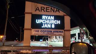 Corbin Arena Entrance- Upchurch concert 1/7/22