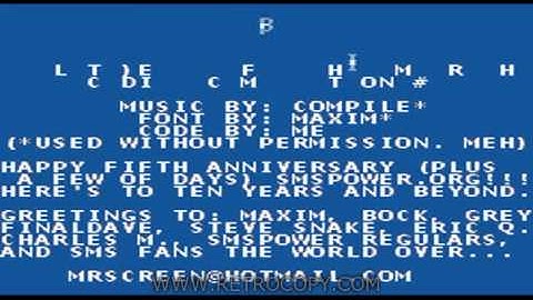 Copyright Violation (Sega Master System) - RetroCopy Intro