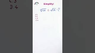 How to Calculate in your HEAD❓🤔 || Simplifying a Nice Radical Math Expression #math #short #radical