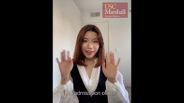 USC MS, Business Analytics Admissions Video 2020 - YuLin Zhang