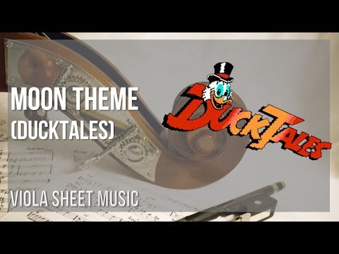 Viola Sheet Music: How to play Moon Theme (Ducktales) by Yoshihiro ...