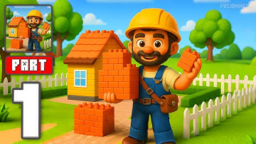 Mansion Constructor - Gameplay Walkthrough Part 1 - Create Homes Of Luxury (iOS, Android)