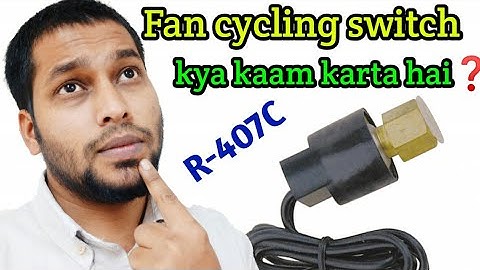 R-407c fan cycling switch kya hai aur kaise kaam krta hai 🤔❓️|| Venus Tech ||