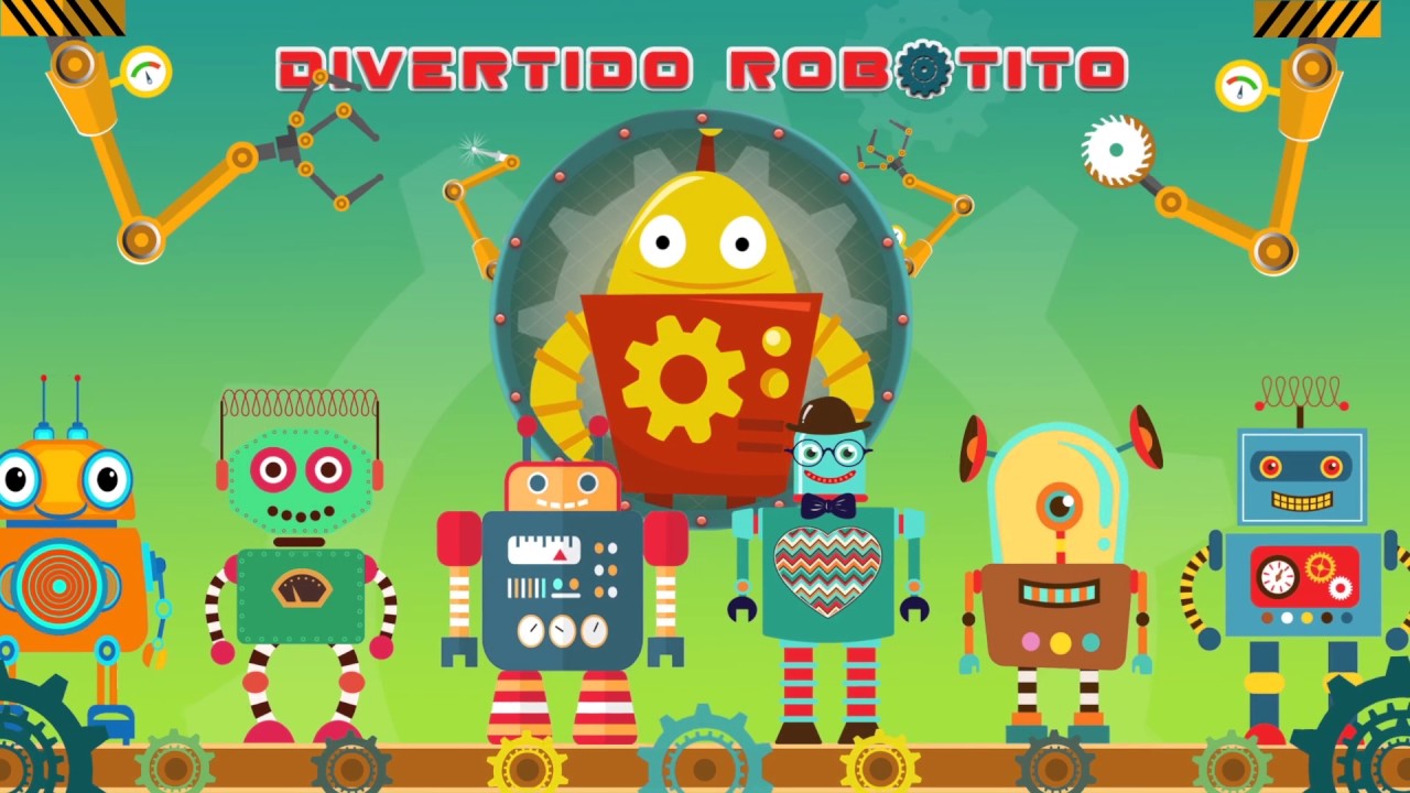 Divertido Robotito. Carros infantiles para niños.