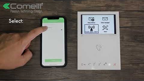 MINI Handsfree WI-FI: Comelit App Setup Tutorial