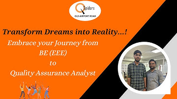 My Placement Journey from BE (EEE) to Quality Assurance Analyst | QSpiders Old Airport Road