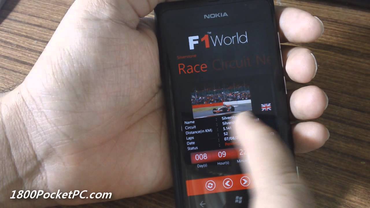F1 World Windows Phone App