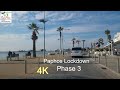 🇨🇾 4K-Paphos Cyprus lockdown phase 3.Pano Paphos to Kato Paphos. 🚗
