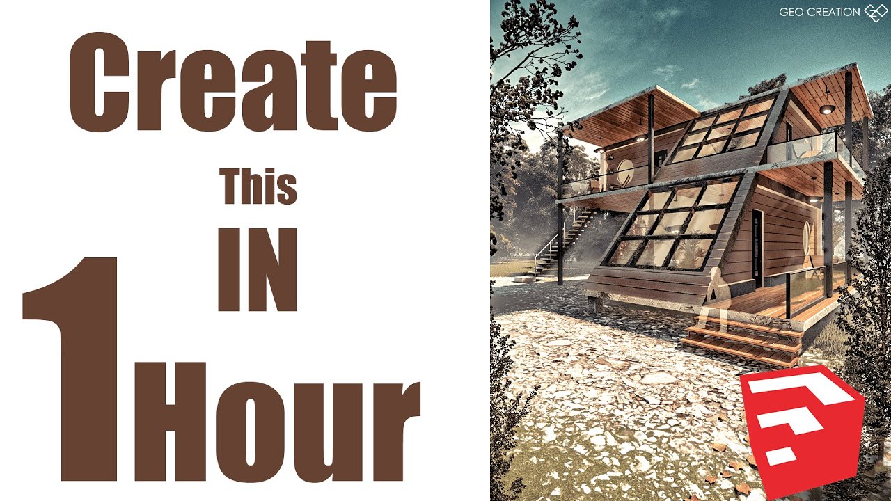 How to make a tiny house in SketchUp - in one hour | 2020 | Geo ...