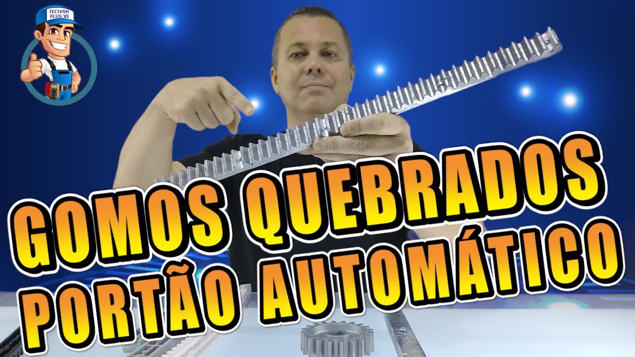 Gomos de Cremalheira Quebrados em Portão Automático