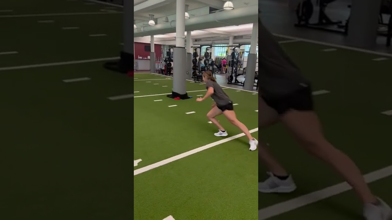 Sprint 5yd - Cut back - Sprint 10yd