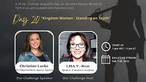 Day 20- Kingdom Woman: Stand on Truth with Christi...