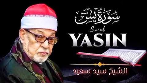 سورة يس | الشيخ سيد سعيد | تلاوة خاشعة | قرآن كريم للشفاء والبركة وللاستماع والتدبر
