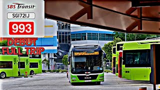 [SBST | DEBUT] SG1721J (UPDEP 16) on Service 993 - MAN NL323F Euro V