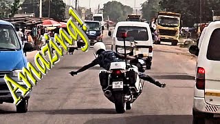 🏍️ Amazing Police Escorts in West Africa 👮