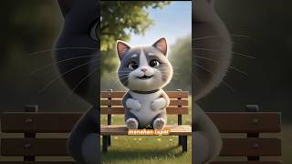 menahan lapar saat puasa #animasi #shortvideo #kucingabuabu #skymin #kucinglucu #animasikucing