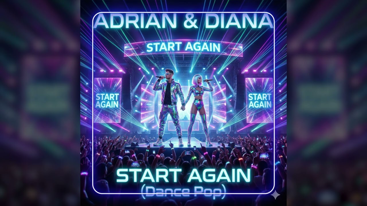 Ver Adrian & Diana - Start Again (Dance Pop) #1 no YouTube Ver Adrian & Diana - Start Again (Dance Pop) #1 no YouTube