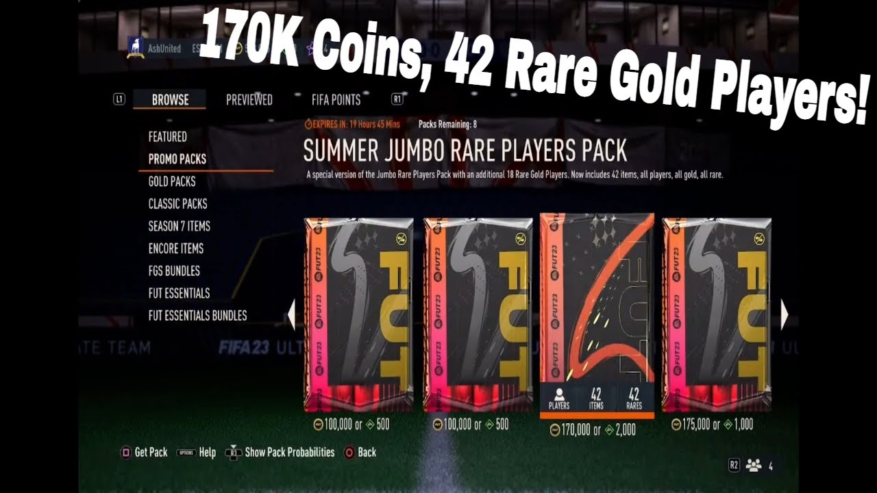 This Is What You Can Get In The Summer Jumbo Rare Players Pack! FIFA 23