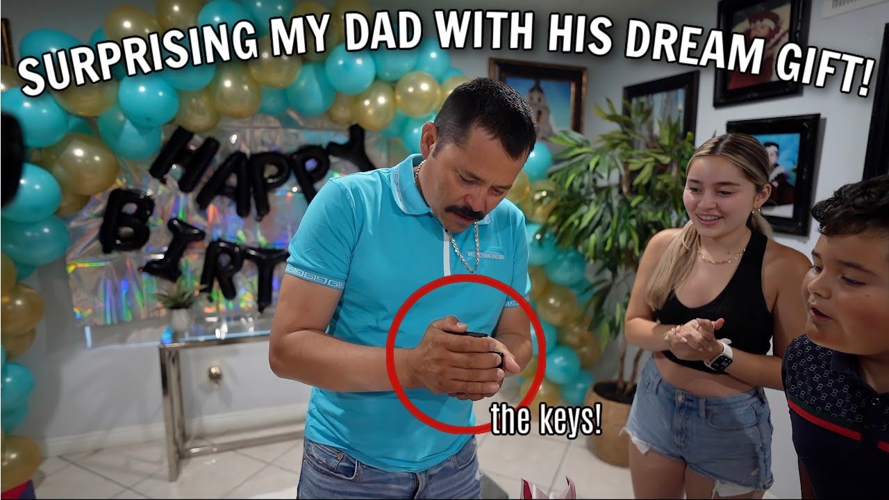 SURPRISING MY DAD WITH A $4000 BIRTHDAY GIFT | we went to see our house again!