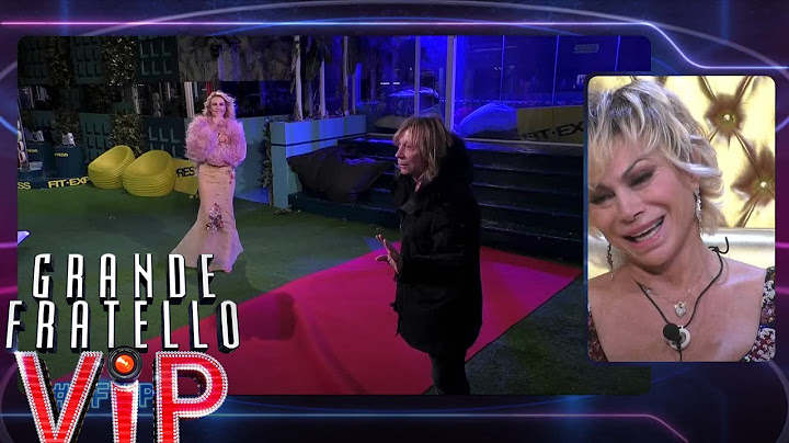 Grande Fratello VIP - Il confronto tra Enzo Paolo Turchi e Nathaly Caldonazzo