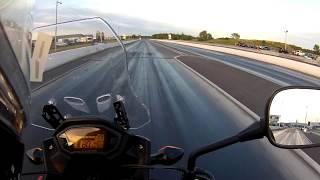 1/4 mile racing - Honda cb500x 2018 vs Yamaha FZ09 2017 screenshot 5