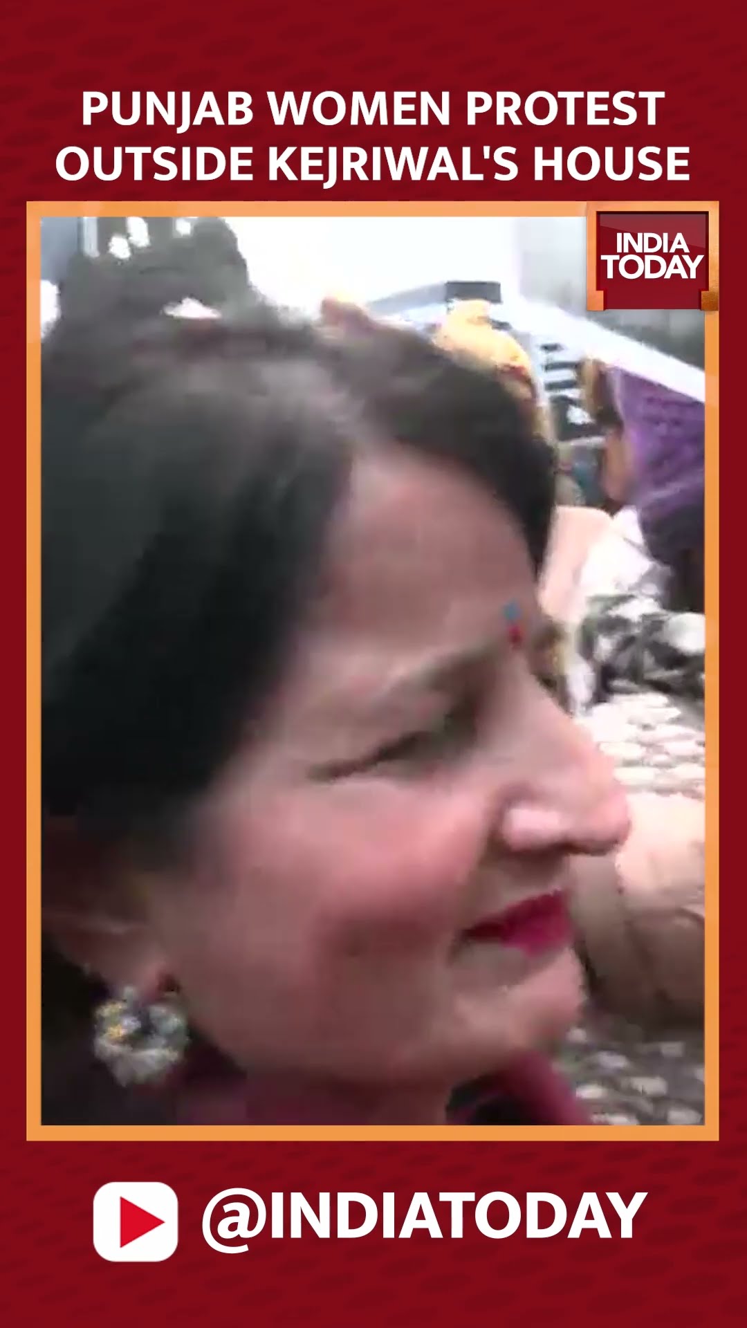 Punjab Women Protest Outside Arvind Kejriwal's House In Delhi #shorts #arvindkejriwal #aap