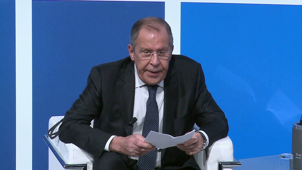 Med2018 - Special Dialogue With Sergey Lavrov