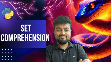 #50 Python Tutorial for Beginners | set comprehension | Hindi