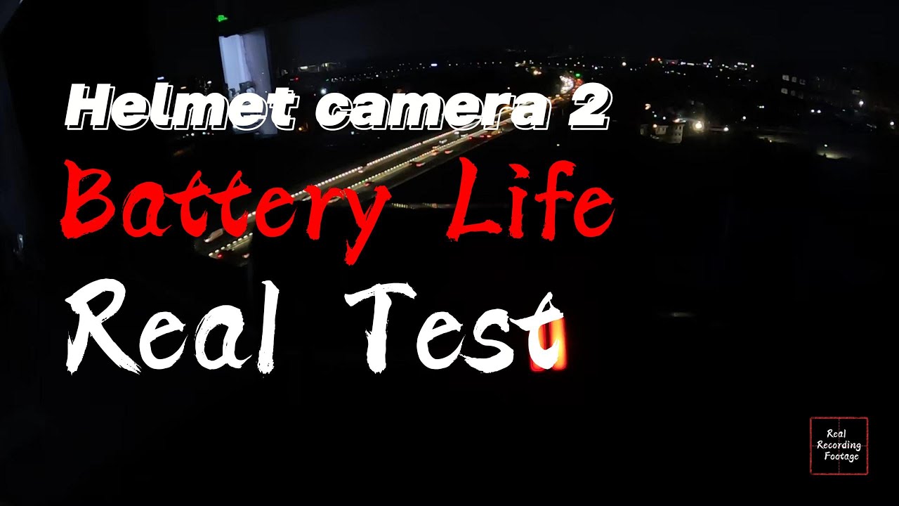 RunCam Helmet Camera 2 | 8-hour Long Battery Life Real Test