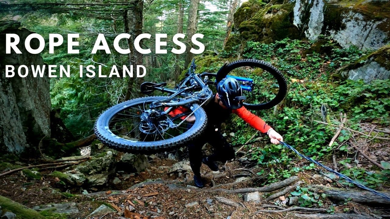 ⁣Freeride Features in a Mountain Bike Island you have not heard of before!