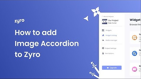 How to add an Image Accordion to Zyro
