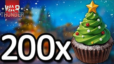 Opening 200 Festive Cupcake loot crates War Thunder
