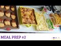 Meal prep 2 lasagnes gratin riz aux poivrons spritz au chocolat