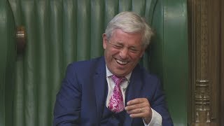 May tells Bercow 'at least someone got a landslide'