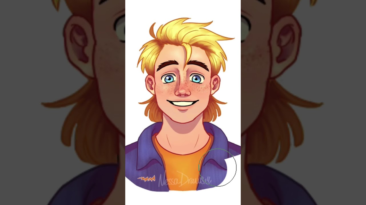 Sam in my style! #stardewvalley #sam #stardewvalleysam #fanart #videogame #shorts