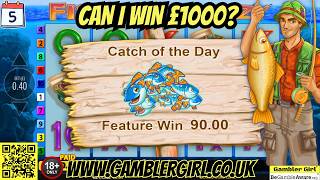 🐟FISHIN' FRENZY SLOTS BONUS HUNT🐟CAN I WIN £1000?🐟DAY 5