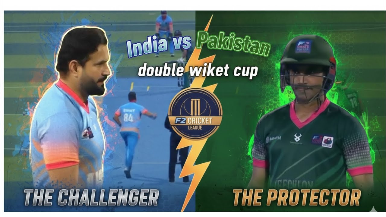 Pakistan vs ind  Double wicket 🏏 match 