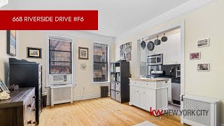 668 Riverside Drive Apt F6: Peaceful, Quiet and Investor-Friendly in Hamilton Heights!