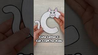 Super Cute Letter C Cat Craft Kids Love!