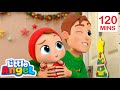 Who&#39;s At The Door This Christmas? | Little Angel Kids Songs &amp; Nursery Rhymes