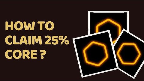 How To Claim 25% Core Airdrop Using MetaMask ? #core #coredao #freeairdrop