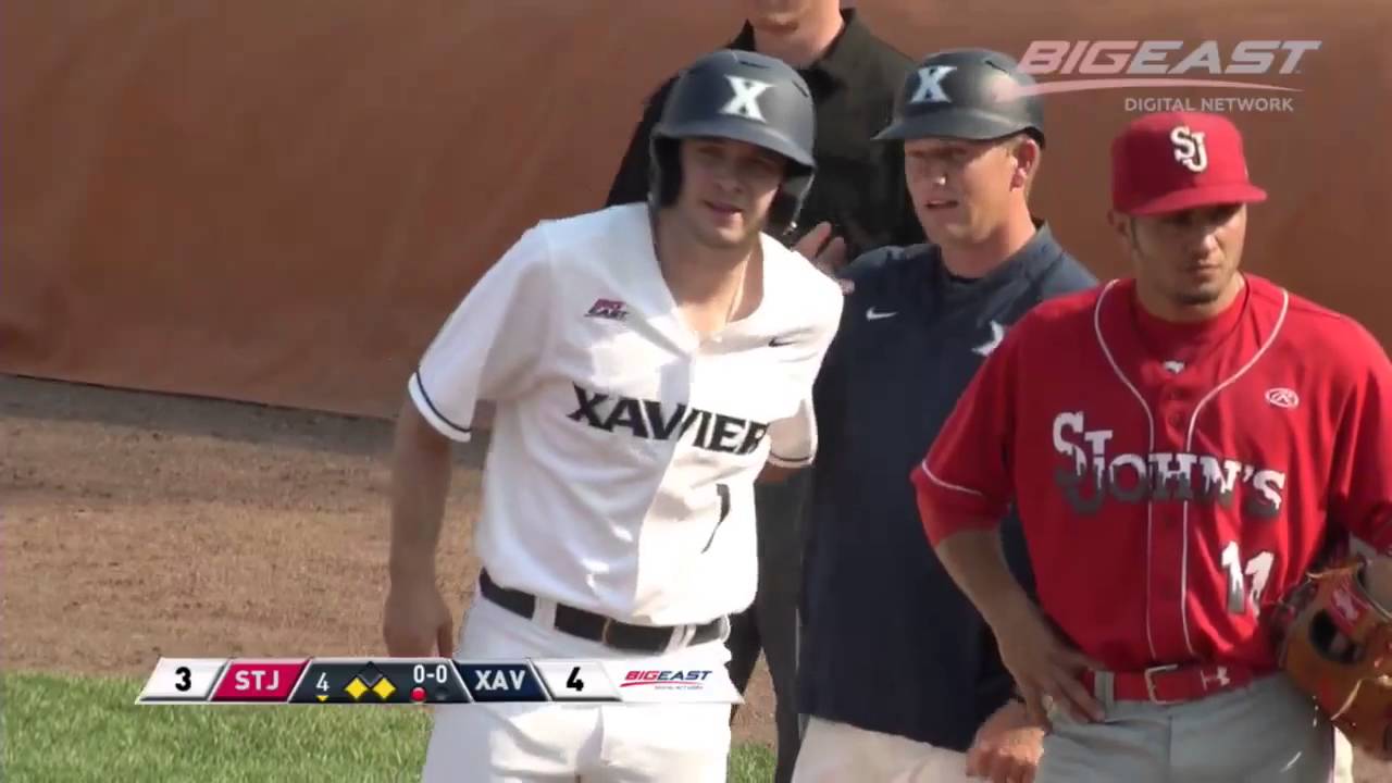 WATCH Xavier Baseball Collects 16 Hits in BIG EAST Championships