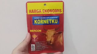 The Latest Review of Kornetku, Kornetku Mercon (Price Rp. 5,500 at Grand Supermarket Bogor)
