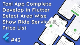 #42 Flutter Taxi App: Area-wise Ride Service Selection & Price Display screenshot 2