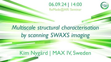 Multiscale structural characterization by scanning SWAXS imaging [WEBINAR]