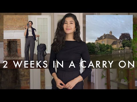 How To Pack For 2 Weeks In Europe In A Carry On u0026 Chic Travel Outfits
