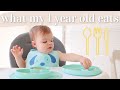 WHAT MY 1 YEAR OLD EATS IN A DAY 2021 | easy toddler meal ideas + watching my baby eat 🍴👶🏼✨
