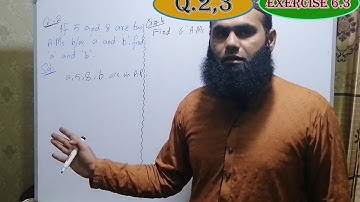 F.Sc Math Part-1, Lect.4, (Ex. 6. 3) #Mathematics Learner || Muhammad Sajid